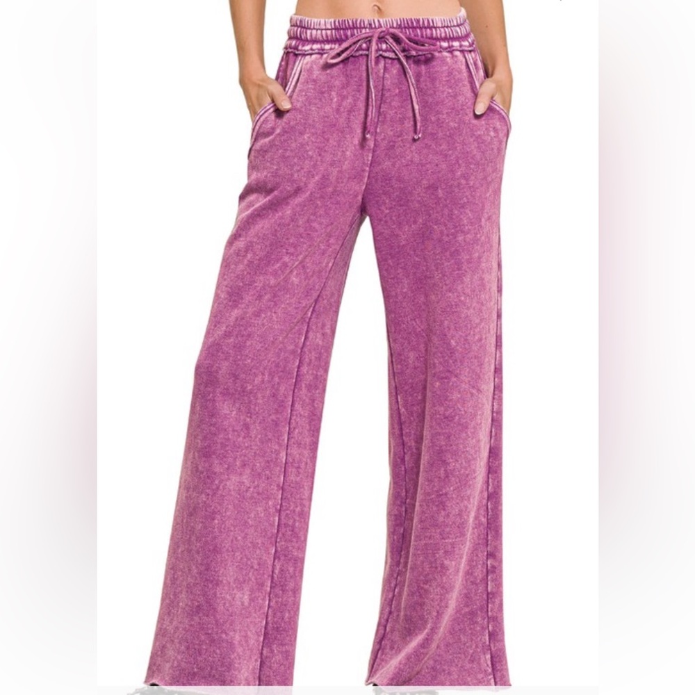 Cute Acid Washed Pants